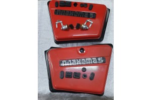 ИЖ мотоцикл бардачок лівий+правий з кришками, замок (пара), скрепка(2шт),надпись(2шт), резинки(2к) 